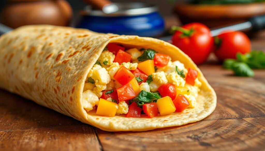 veggie egg tortilla recipe quick